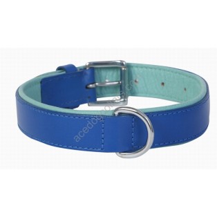 Comfy Leather Dog Collar Padded And lined with Lamb's Leather: 